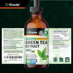 BIO KRAUTER ambientación natural con hojas verdes, sensación de frescura