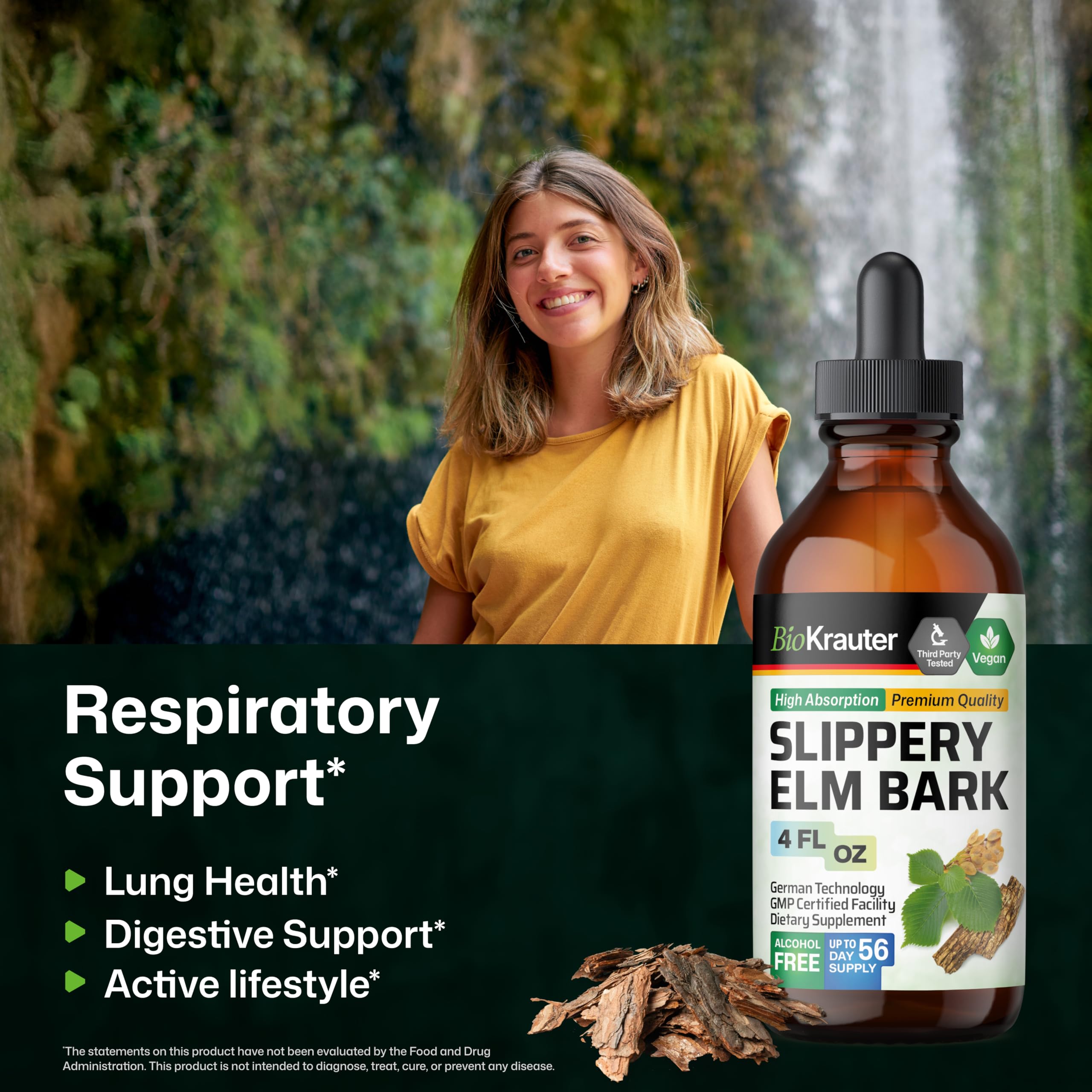 BIO KRAUTER etiqueta legible con ingredientes simples y beneficios de pureza