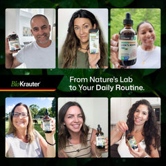 BIO KRAUTER frutas de espino y glicerina representando ingredientes naturales