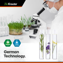 BIO KRAUTER etiqueta de ingredientes resaltando fórmula sin rellenos