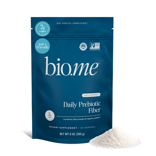 Bio.me frente del empaque mostrando la presentación y beneficio digestivo
