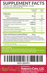 Bio Naturals botella 32 fl oz para comparar tamaño y dosificación