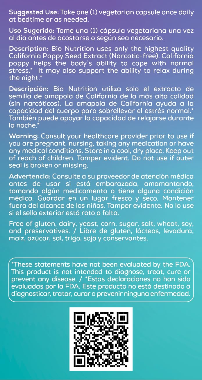 Bio Nutrition frasco con monedas para comparar tamaño y transporte