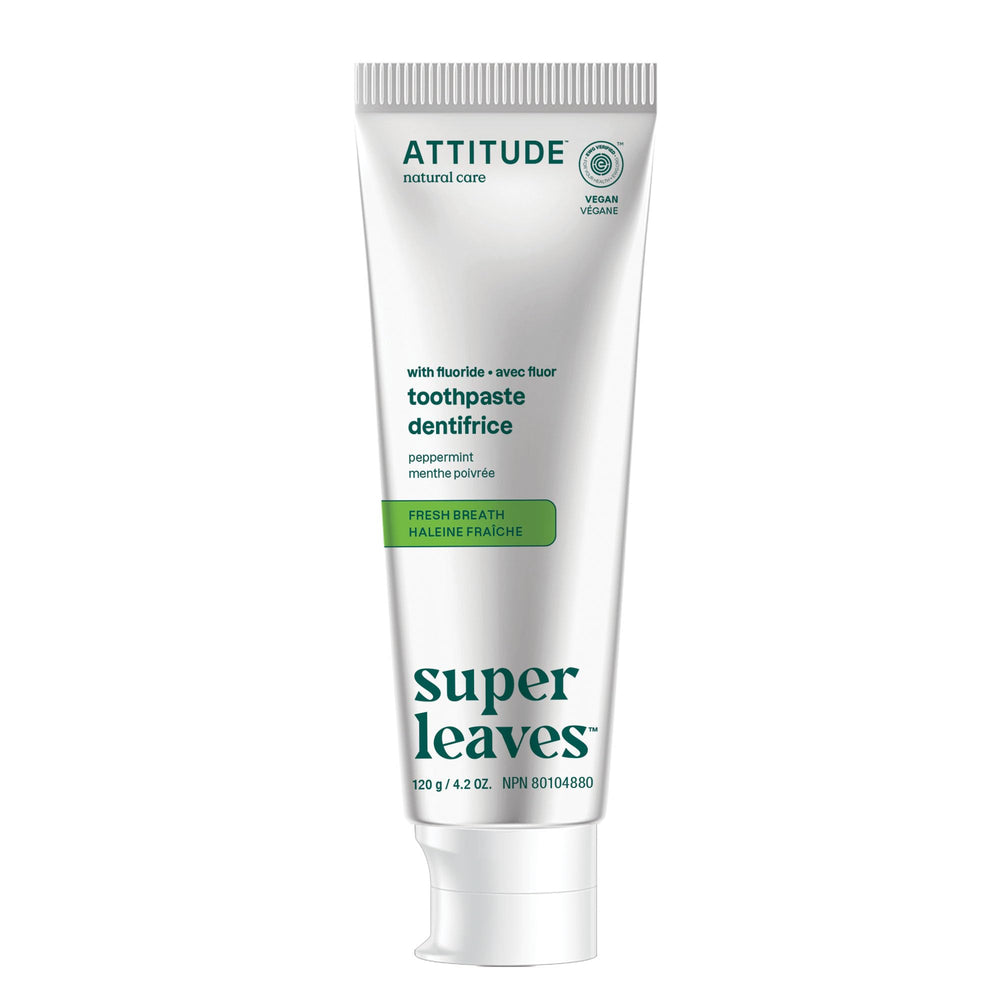BIO SPECTRA ATTITUDE frente del empaque mostrando sello EWG y menta