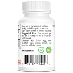 Bio-Tech Pharmacal A-25 cápsula en mano para apreciar tamaño y facilidad