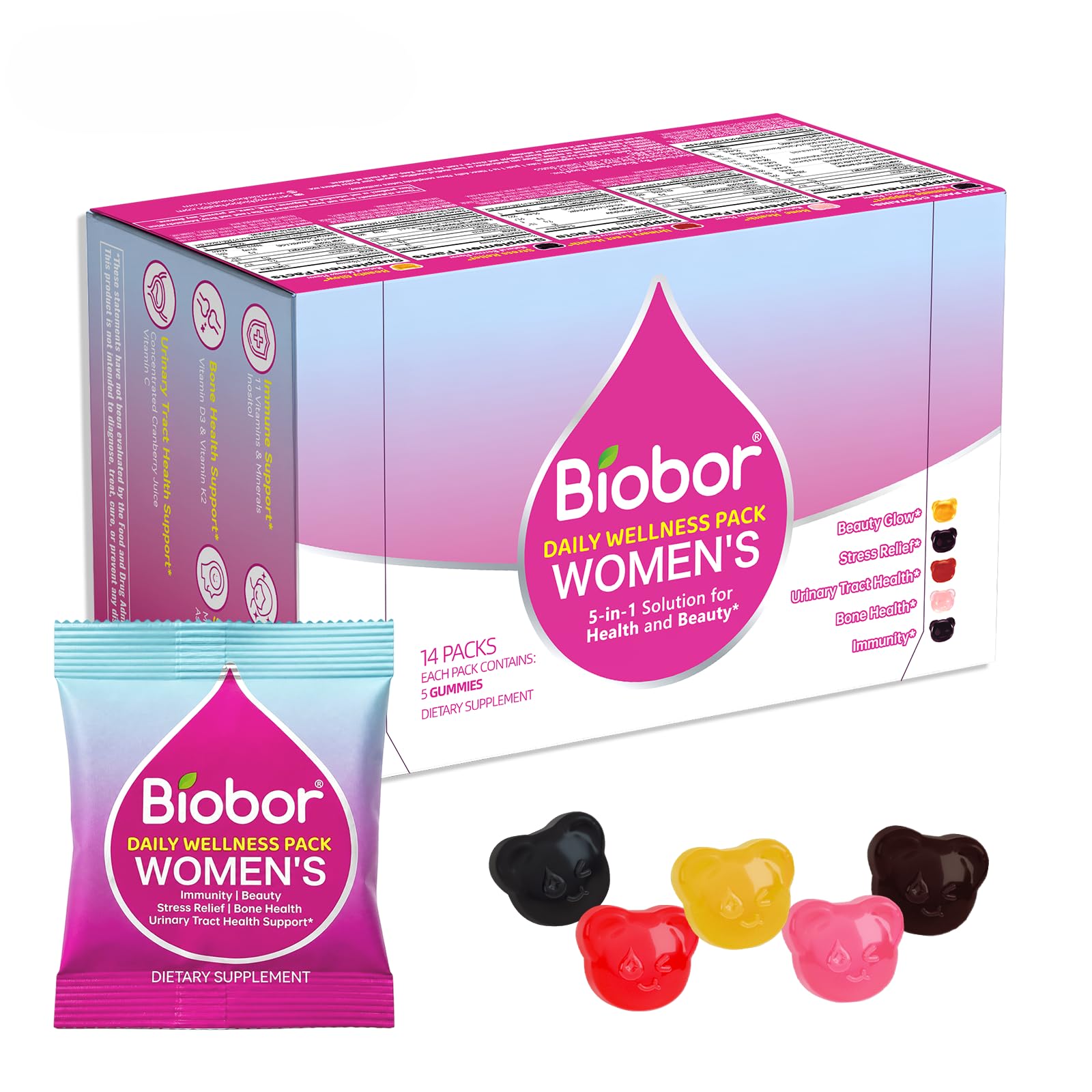 Biobor pack frente mostrando diseño y conveniencia para rutina diaria