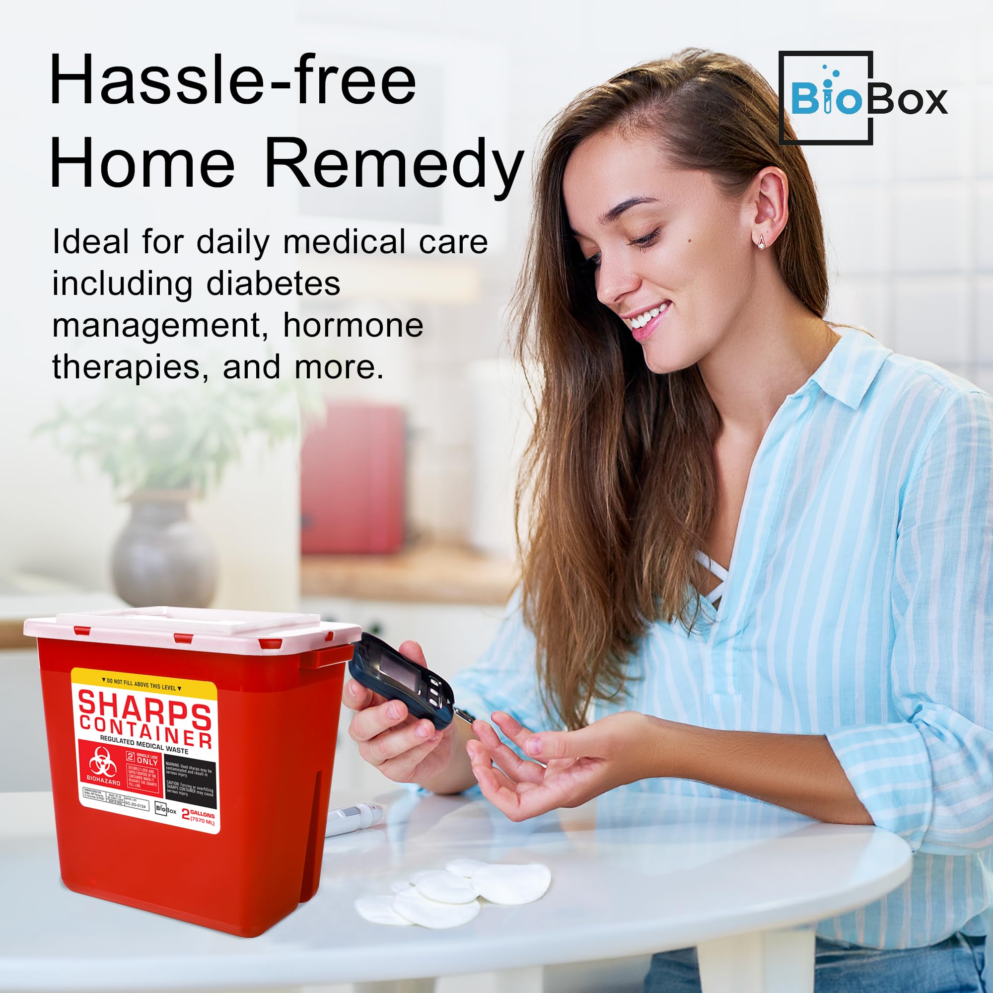 BioBox etiqueta con instrucciones para cumplimiento y manejo responsable
