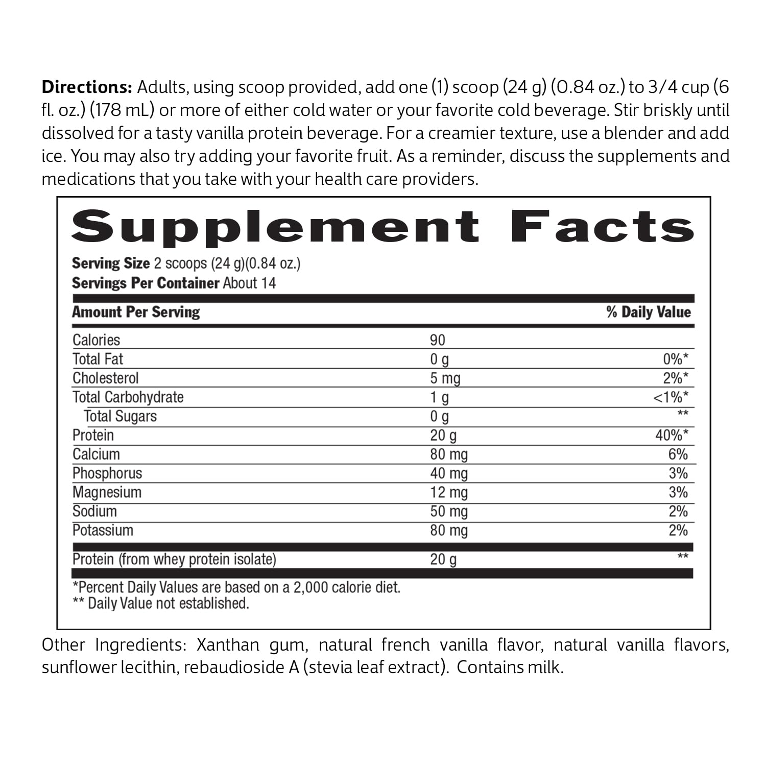 Biochem etiqueta nutricional en primer plano para verificar ingredientes y alérgenos