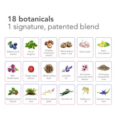 Bio-Botanical Research Biocidin con cápsulas y probiótico para protocolo conjunto
