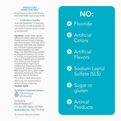 Etiqueta del envase Dentalcidin Biocidin mostrando información del producto
