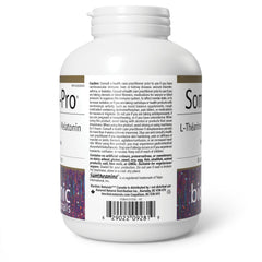 Bioclinic Naturals Somno Pro etiqueta con ingredientes y guía clara
