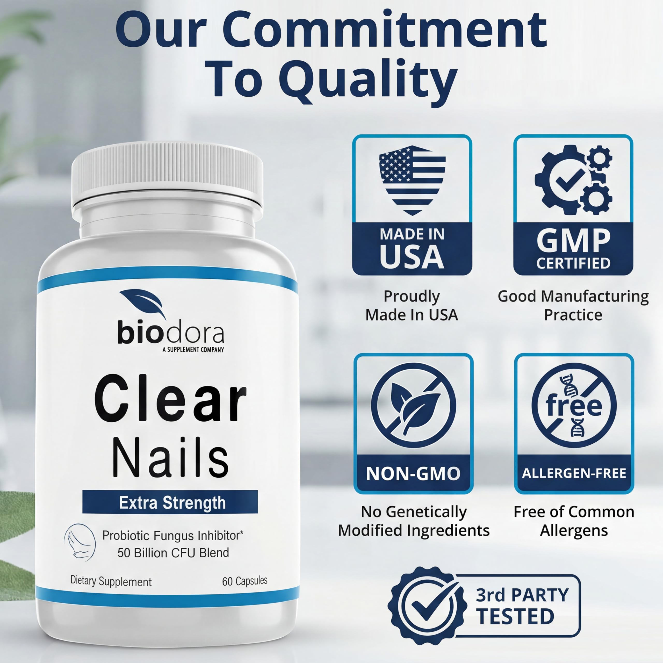 Biodora etiqueta con lista de ingredientes que respalda transparencia