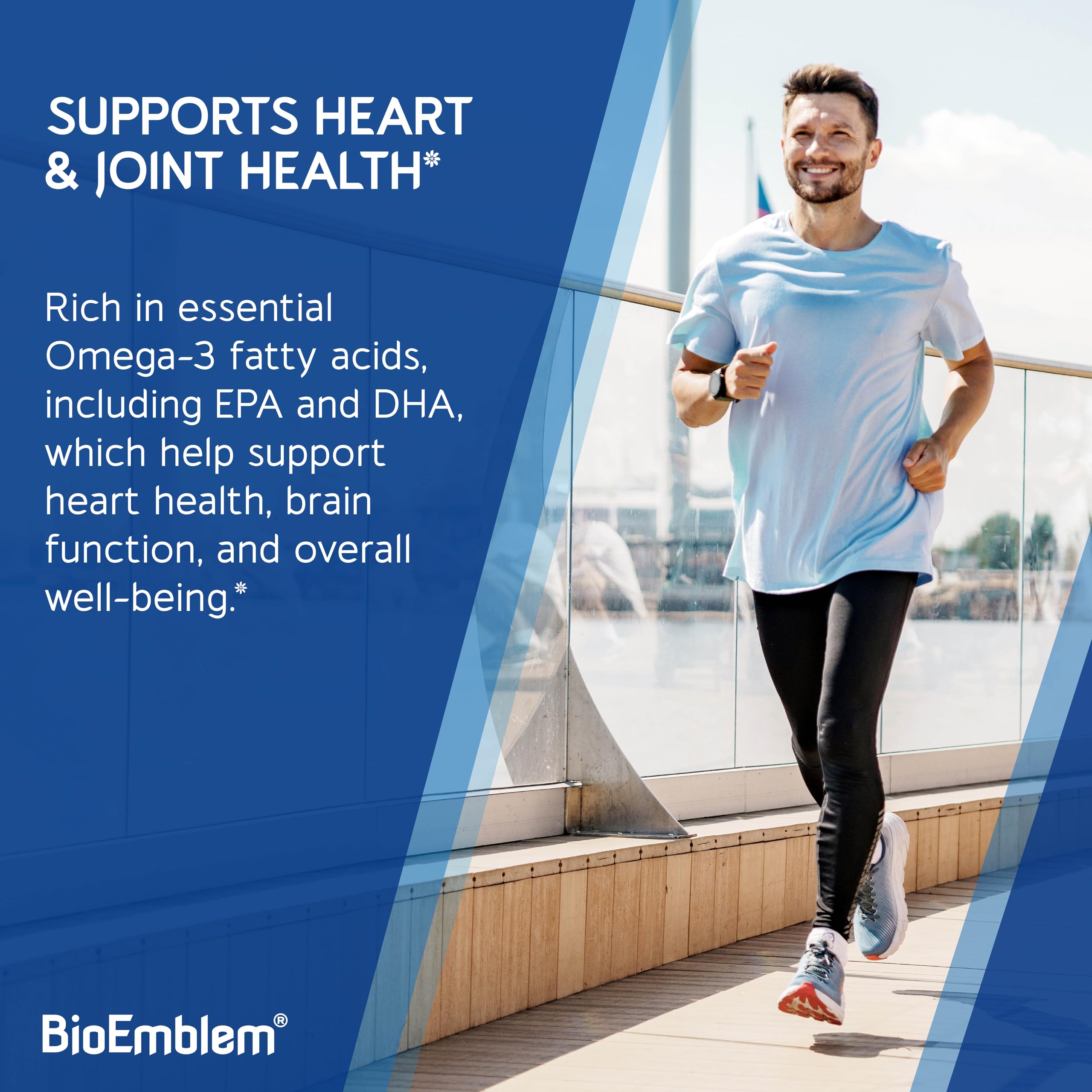BioEmblem etiqueta nutricional y sello FOS, transparencia y origen sostenible