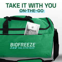 Biofreeze parche en contexto de descanso nocturno para uso hasta 8 horas