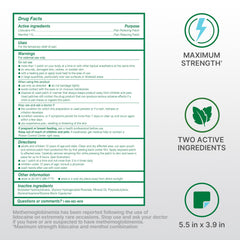 Biofreeze primer plano del borde adhesivo que evita el levantamiento