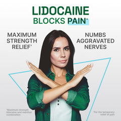 Biofreeze parche adherido en hombro demostrando flexibilidad y sujeción