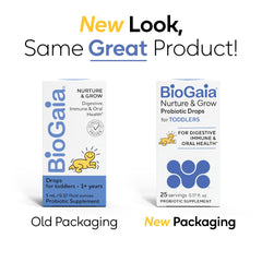 BioGaia detalle de las gotas líquidas en textura transparente, fácil dosificación