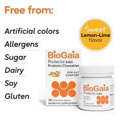 BioGaia caja abierta mostrando contenido y presentación práctica