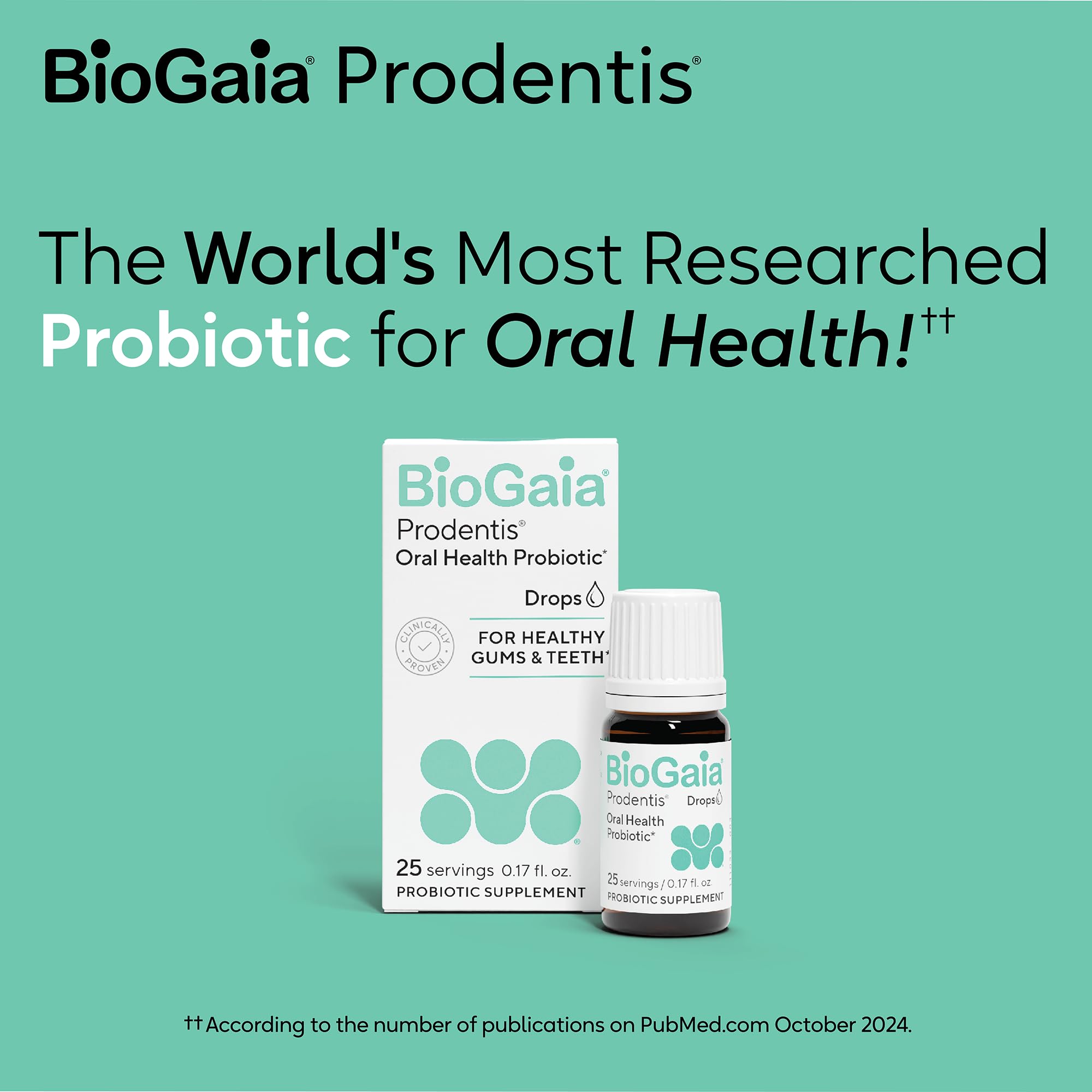 BioGaia Prodentis etiqueta ingredientes y respaldo científico visible