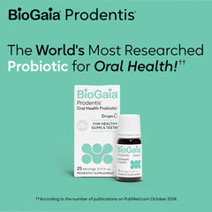 BioGaia Prodentis etiqueta ingredientes y respaldo científico visible
