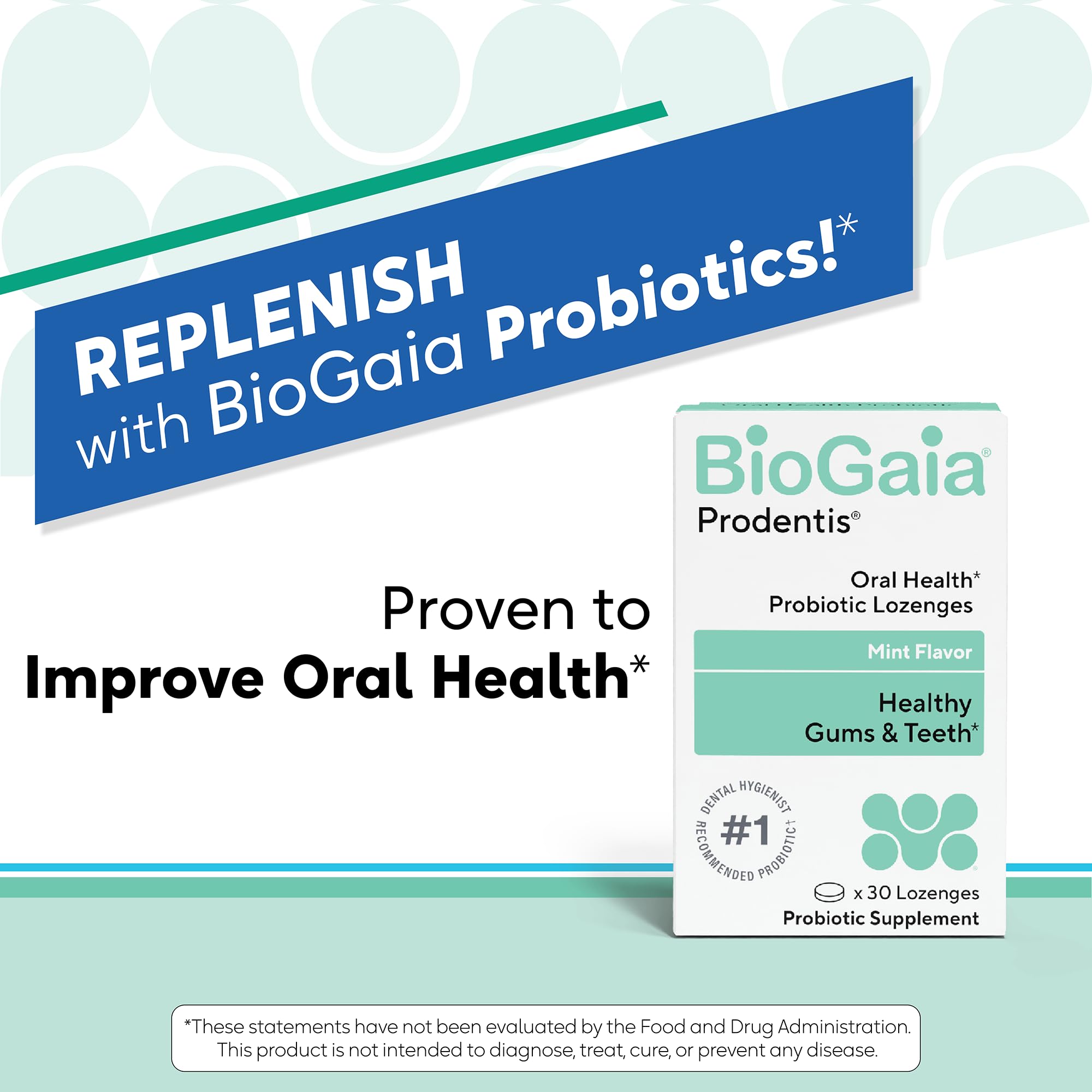 BioGaia Prodentis etiqueta nutricional con info de ingredientes probióticos