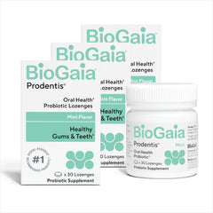 BioGaia envase frontal mostrando diseño y beneficios claros