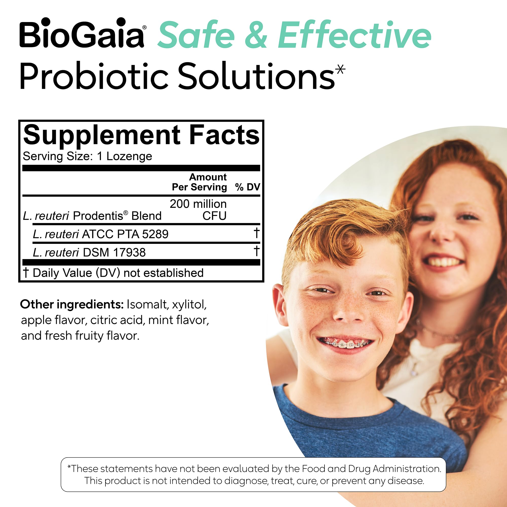 BioGaia ambiente familiar con producto, uso diario y confianza