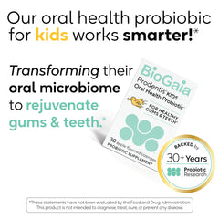 BioGaia etiqueta nutricional visible, información clara y segura