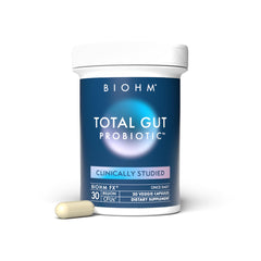 BIOHM envase frontal del producto mostrando diseño y beneficios visibles