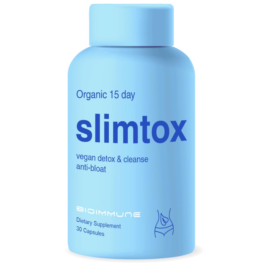 BioImmune Slimtox frente del producto mostrando diseño y beneficio de limpieza