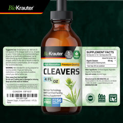BIO KRAUTER empaque con sello de calidad, producido en EE. UU. y confiable