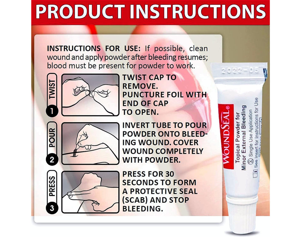 Biolife WoundSeal aplicado con la mano, uso sencillo y rápido