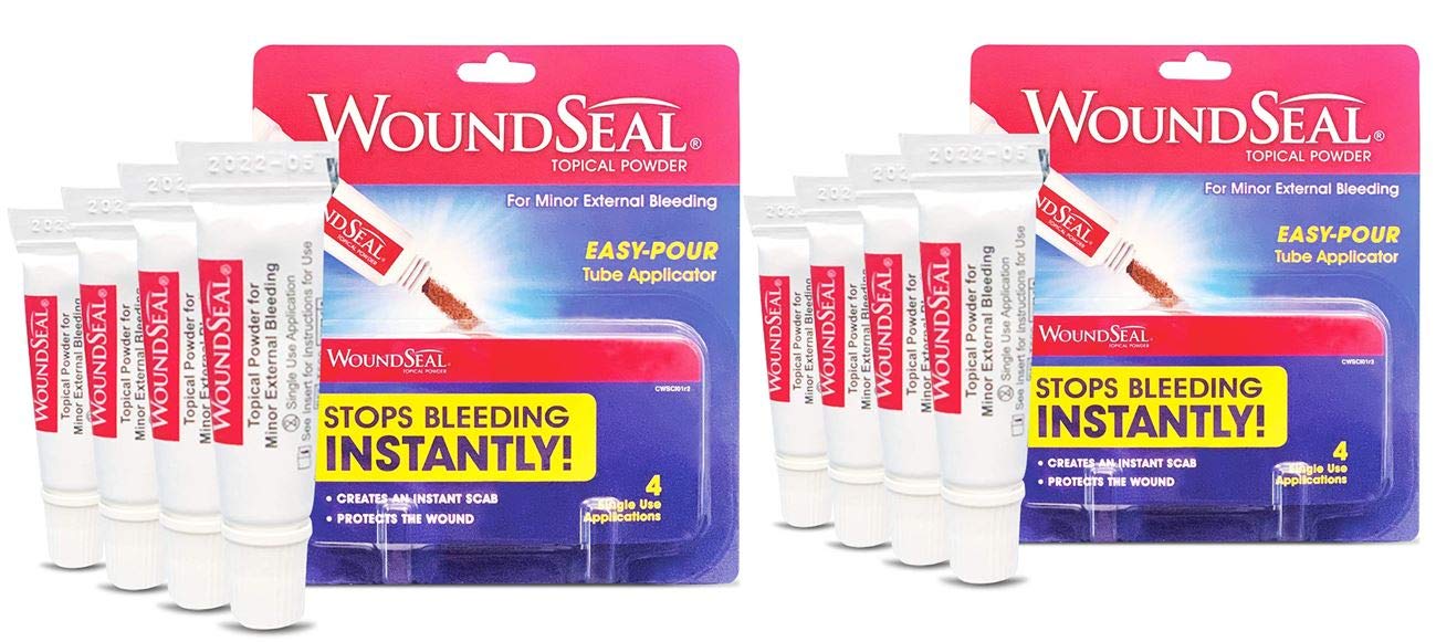 Biolife WoundSeal: polvo que forma costra instantánea para sellar la herida.