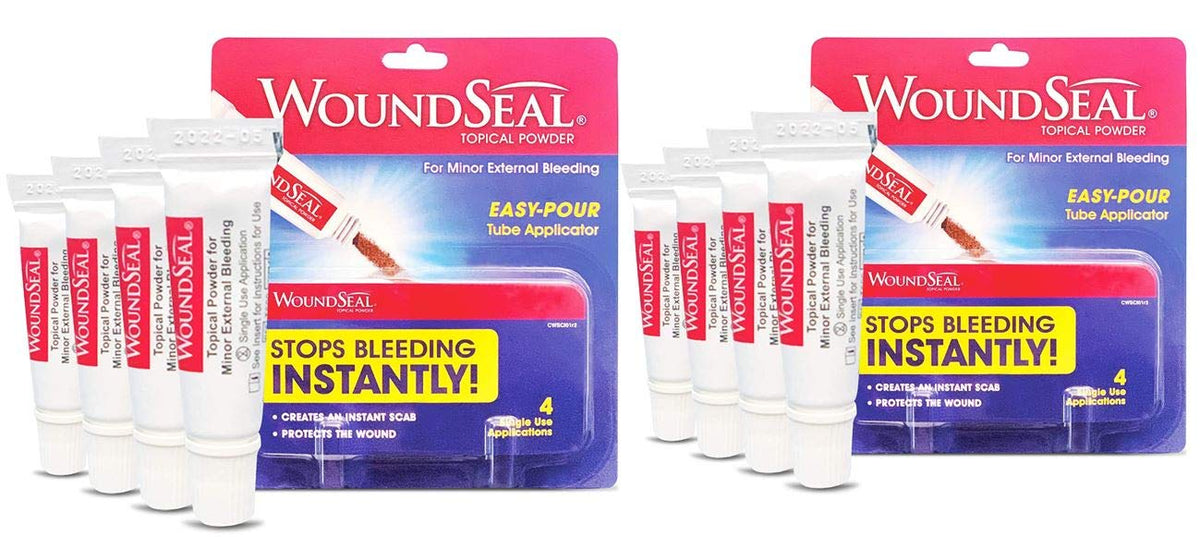 Biolife WoundSeal: polvo que forma costra instantánea para sellar la herida.