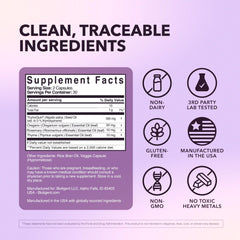 BIOLIGENT etiqueta con lista de ingredientes y beneficios clave
