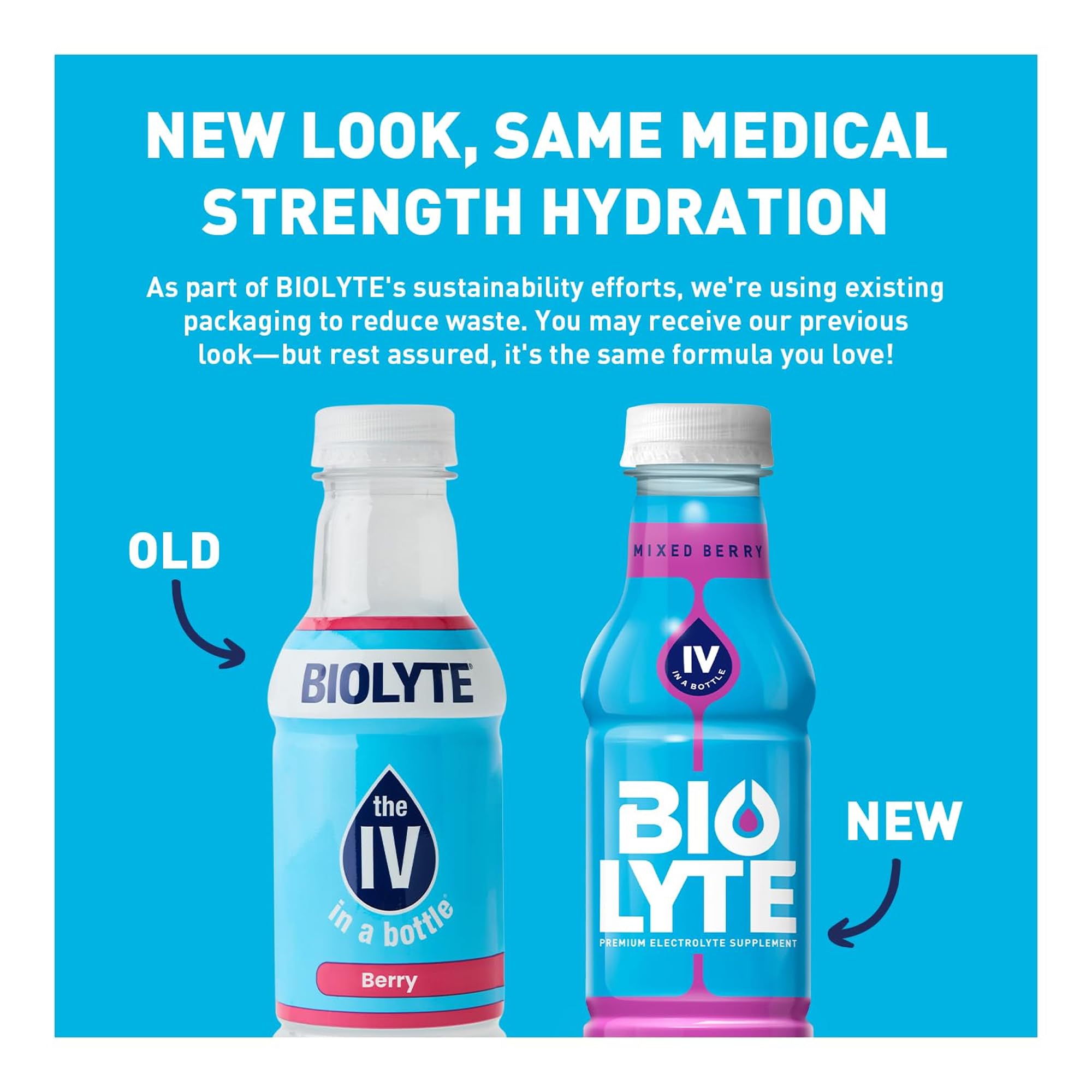 BIOLYTE detalle del líquido muestra color y mezcla para absorción eficiente