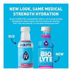 BIOLYTE detalle del líquido muestra color y mezcla para absorción eficiente