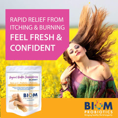 Biom Probiotics en baño estilo lifestyle que sugiere cuidado íntimo cotidiano