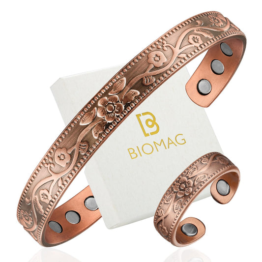 BioMag pulsera frontal en estuche mostrando calidad y lista para regalo