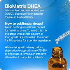 BioMatrix demostración de aplicación sublingual para mejor absorción