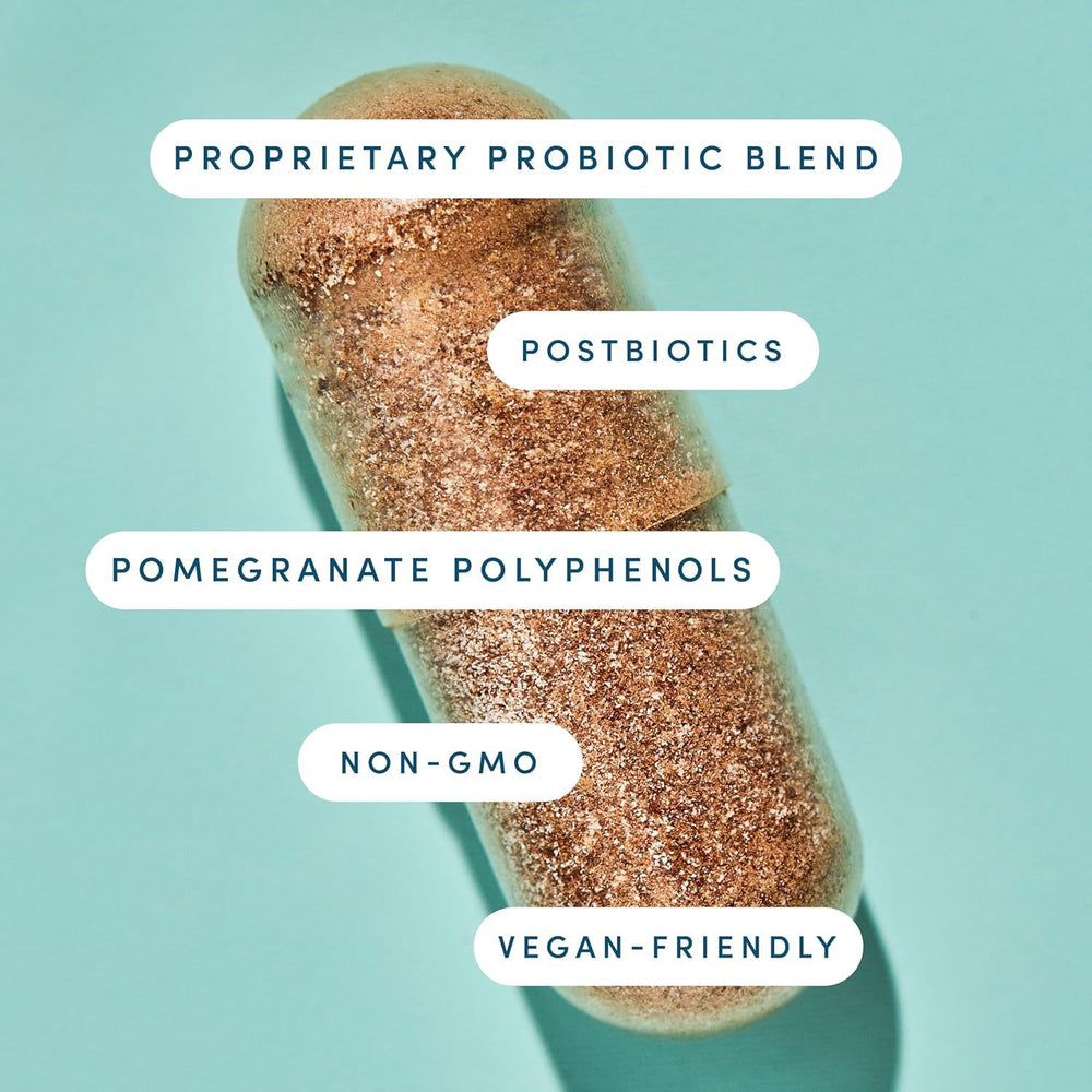 Bio.me primer plano de la cápsula mostrando textura y calidad vegana