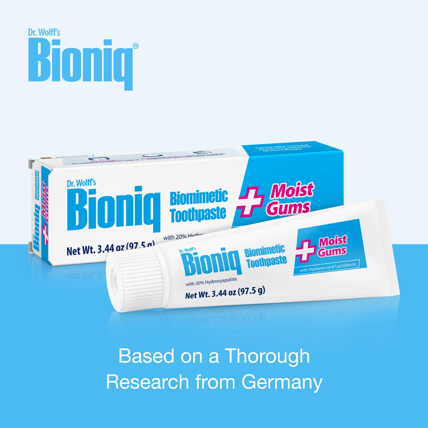 Bioniq envase abierto para apreciar color y consistencia del producto