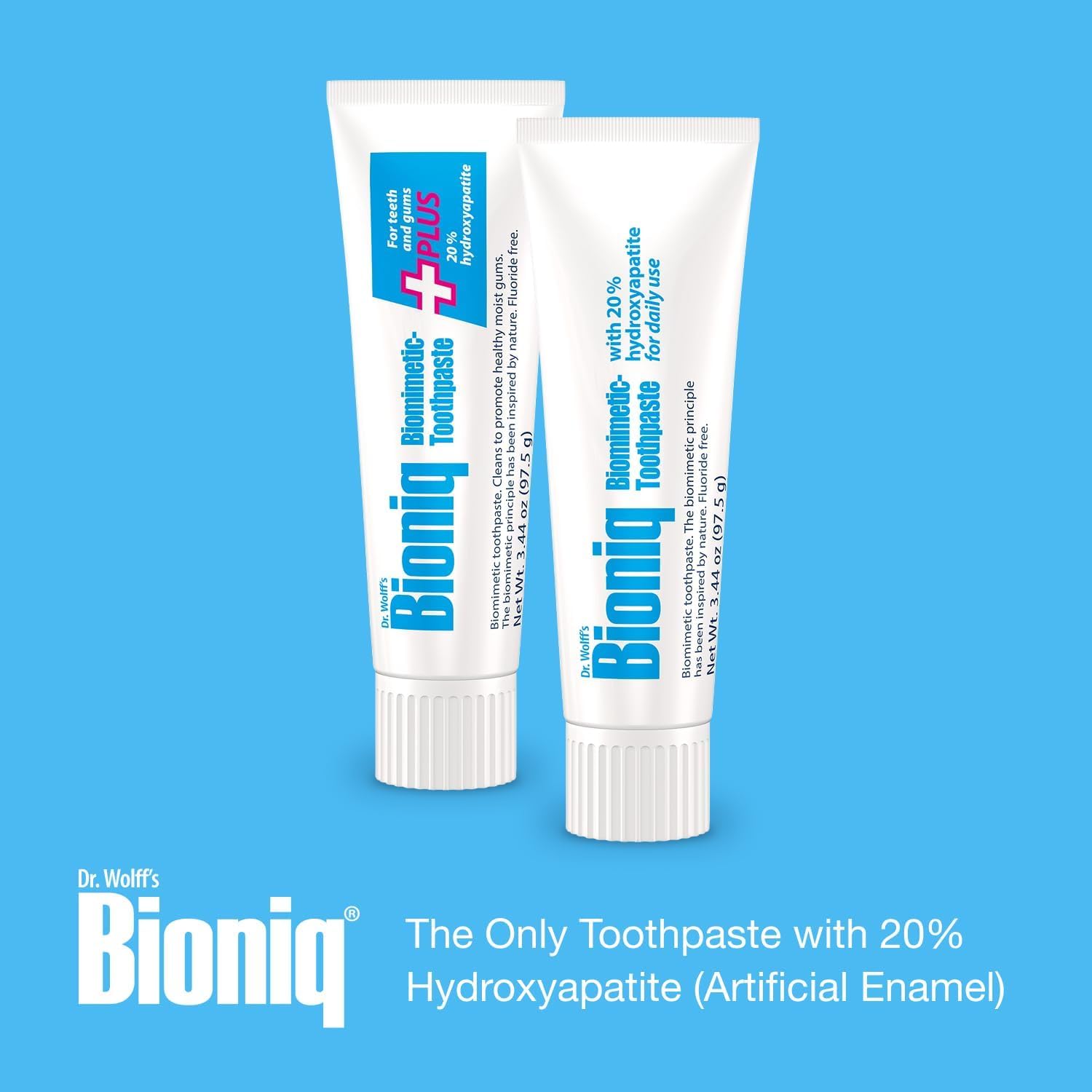 Bioniq paquete abierto con tubo 3.44 oz mostrando contenido y presentación profesional