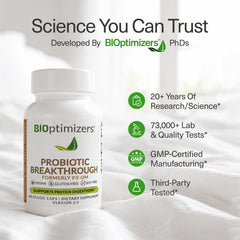 BIOptimizers cápsulas al lado de una moneda para comparación de tamaño práctica
