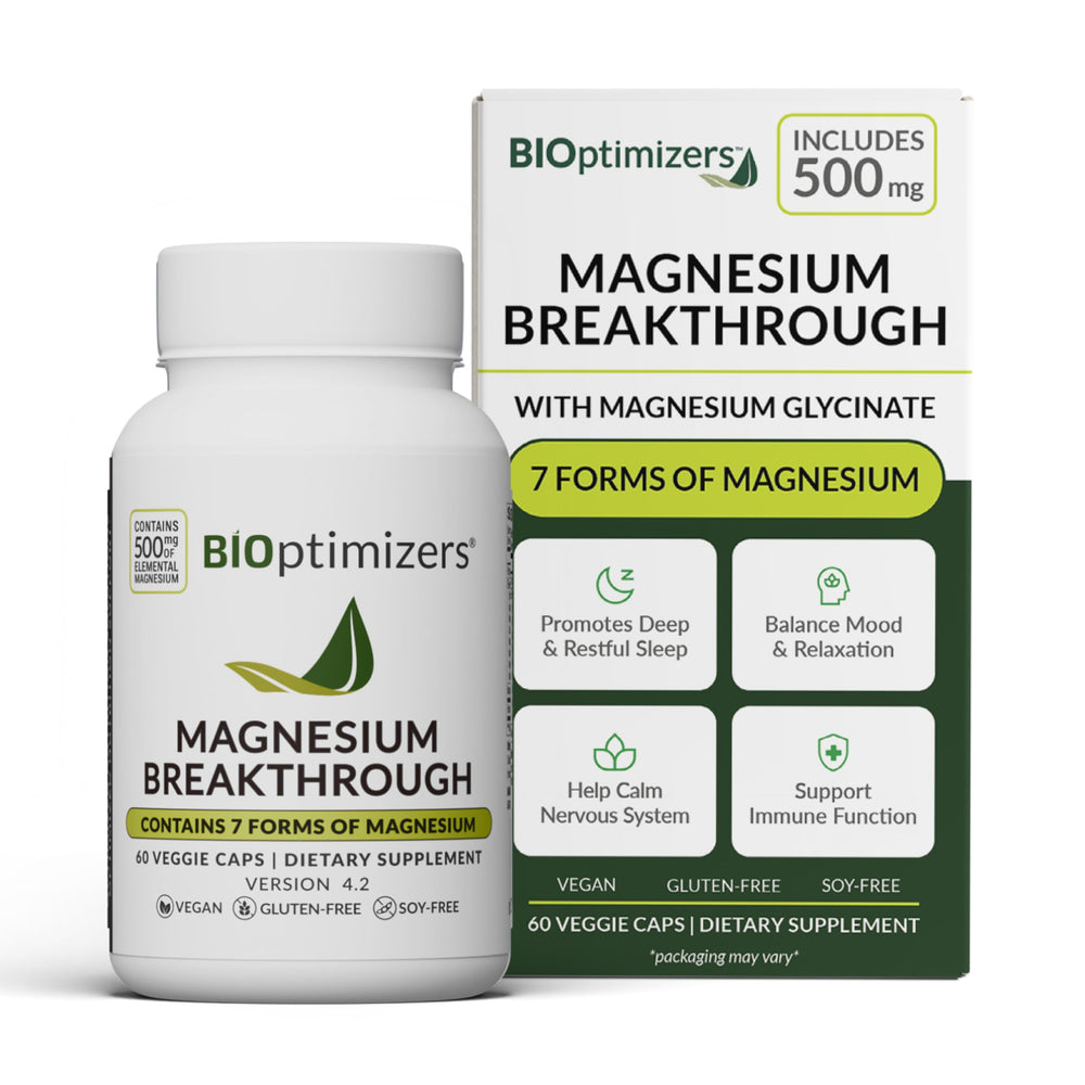 BIOptimizers frasco frontal mostrando etiqueta clara y formulación completa