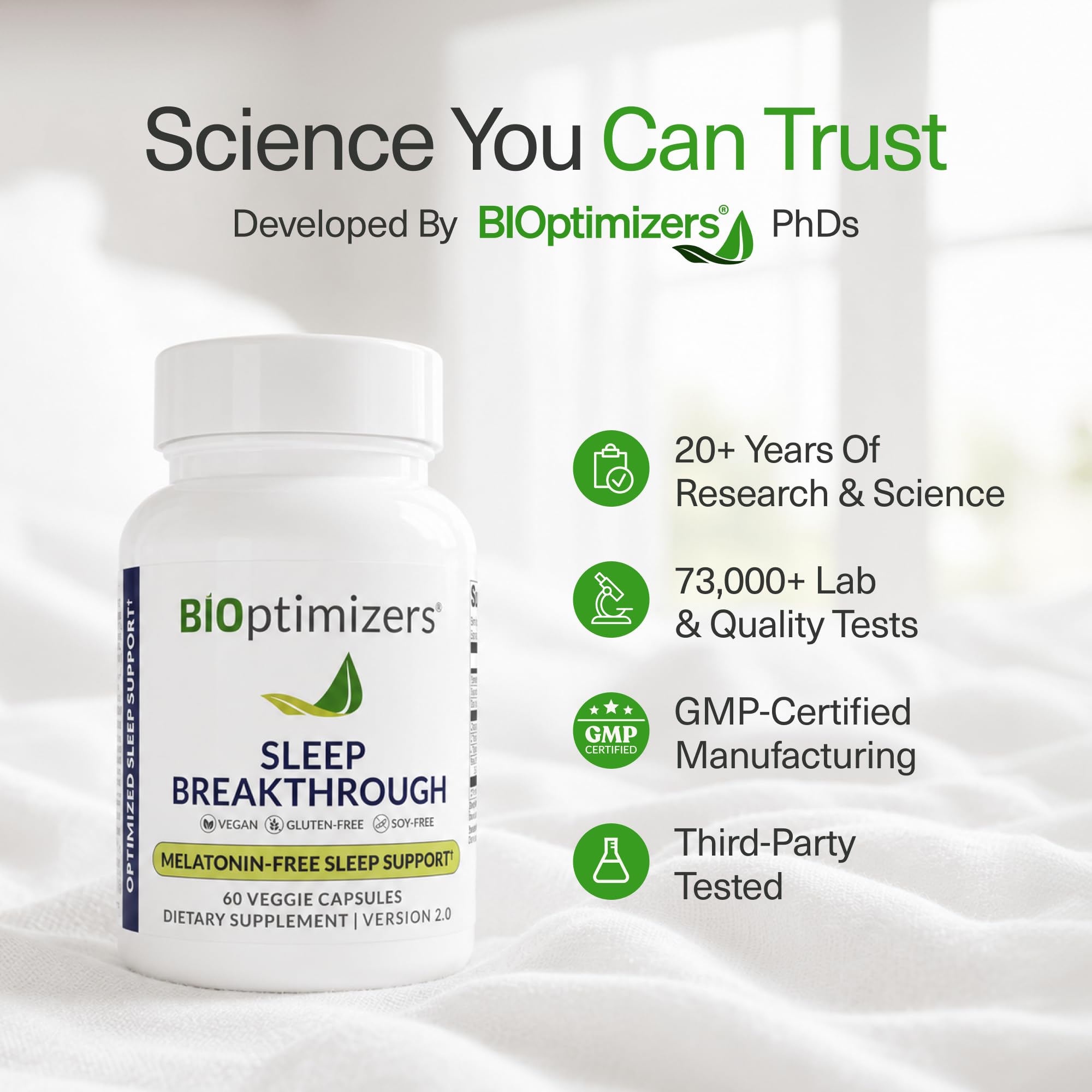 BIOptimizers corteza de magnolia, ingrediente natural que ayuda a prolongar el sueño