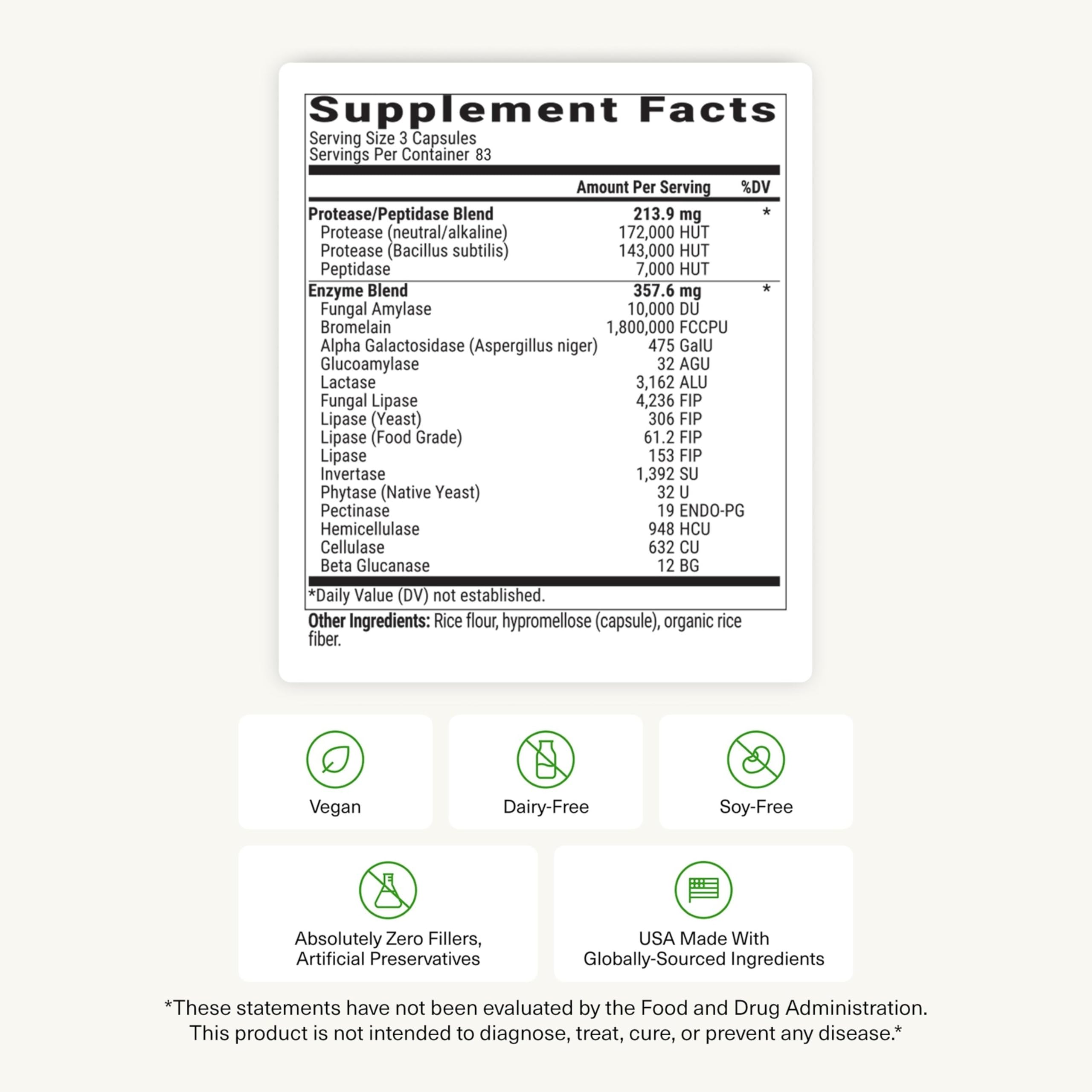 BiOptimizers MassZymes envase en cocina estilo de vida digestión ligera