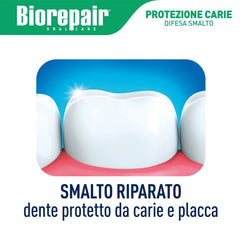 Comparación de tamaño 75 ml Biorepair, práctico para viajes y uso diario