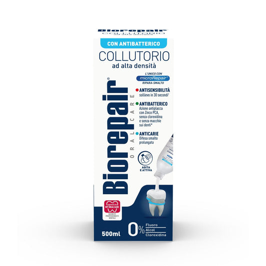 Biorepair etiqueta e ingredientes destacando su origen italiano y control
