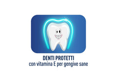 Biorepair pasta en cepillo durante cepillado infantil con efecto refrescante